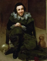 Der Narr Calabacillas, fälschlicherweise der Idiot von Coria genannt, 1639